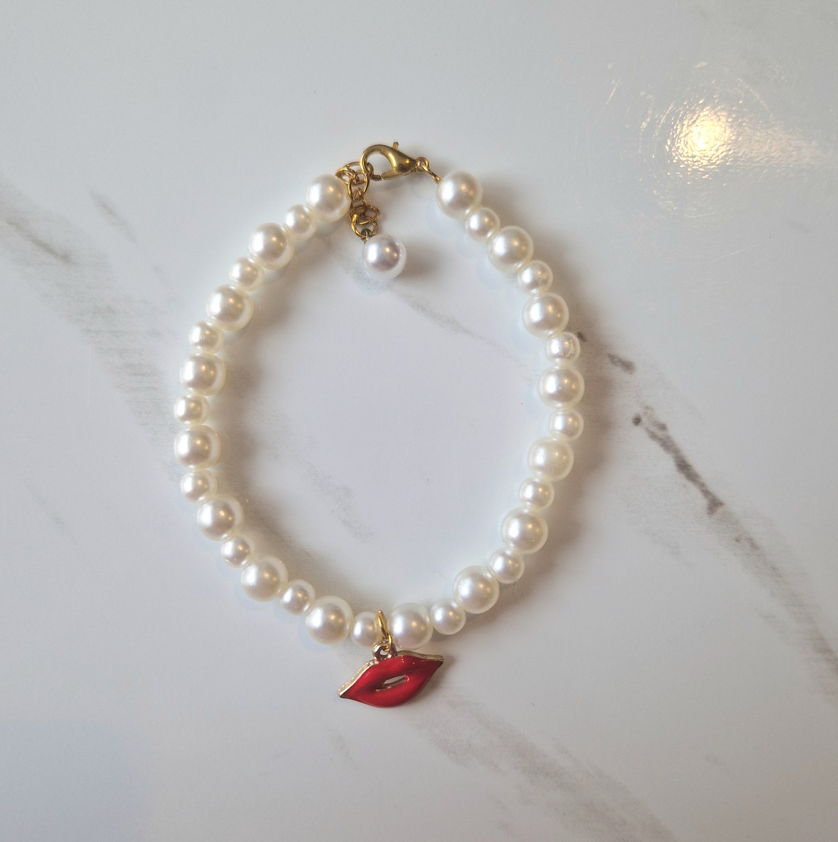 Cute Beaded Charm Bracelet