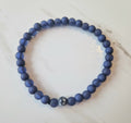 Blue Beaded Simple Bracelet