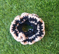 Cute Chunky Crochet Scrunchie Pink And Black