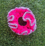 Chunky Crochet Scrunchie Pink and Purple