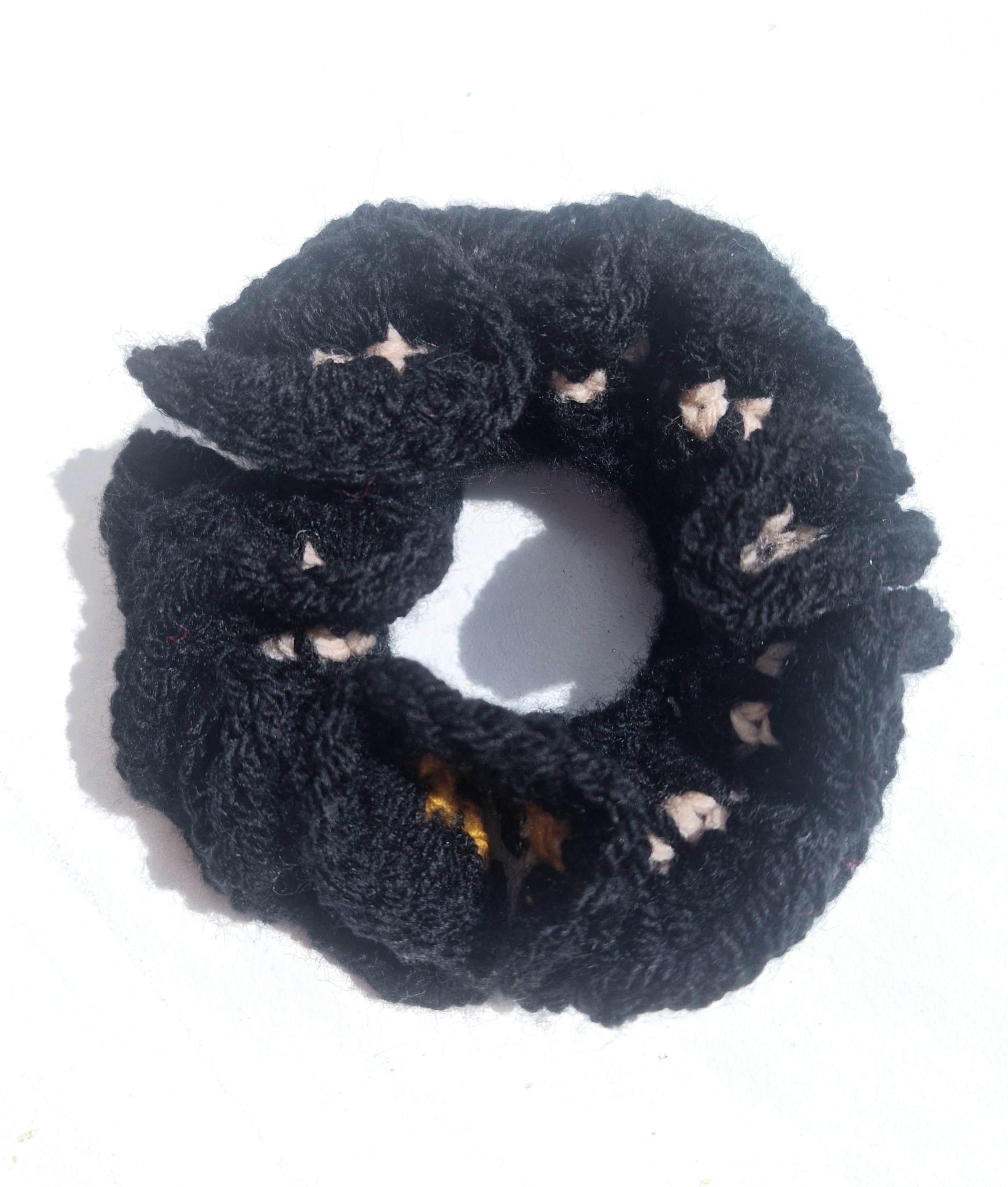 Imperfect But Perfect Black and Pink Medium Scrunchie
