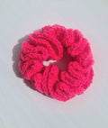 Medium Bright Pink Chunky Scrunchie