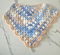 90's Inspired Crochet Bandana Multicoloured Large