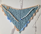 90's Inspired Crochet Bandanas Small