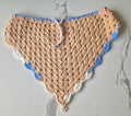 90's Inspired Crochet Bandana Multicoloured Medium