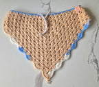 90's Inspired Crochet Bandanas Multicolours Large