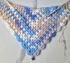 90's inspired Crochet Bandana Multicolour