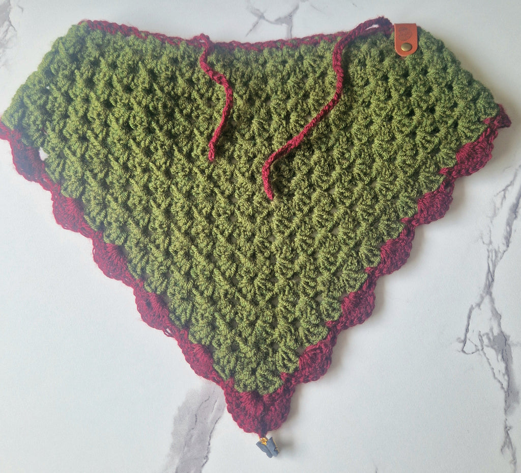 90's Inspired Crochet Bandana Large