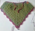 90's Inspired Crochet Bandana Large