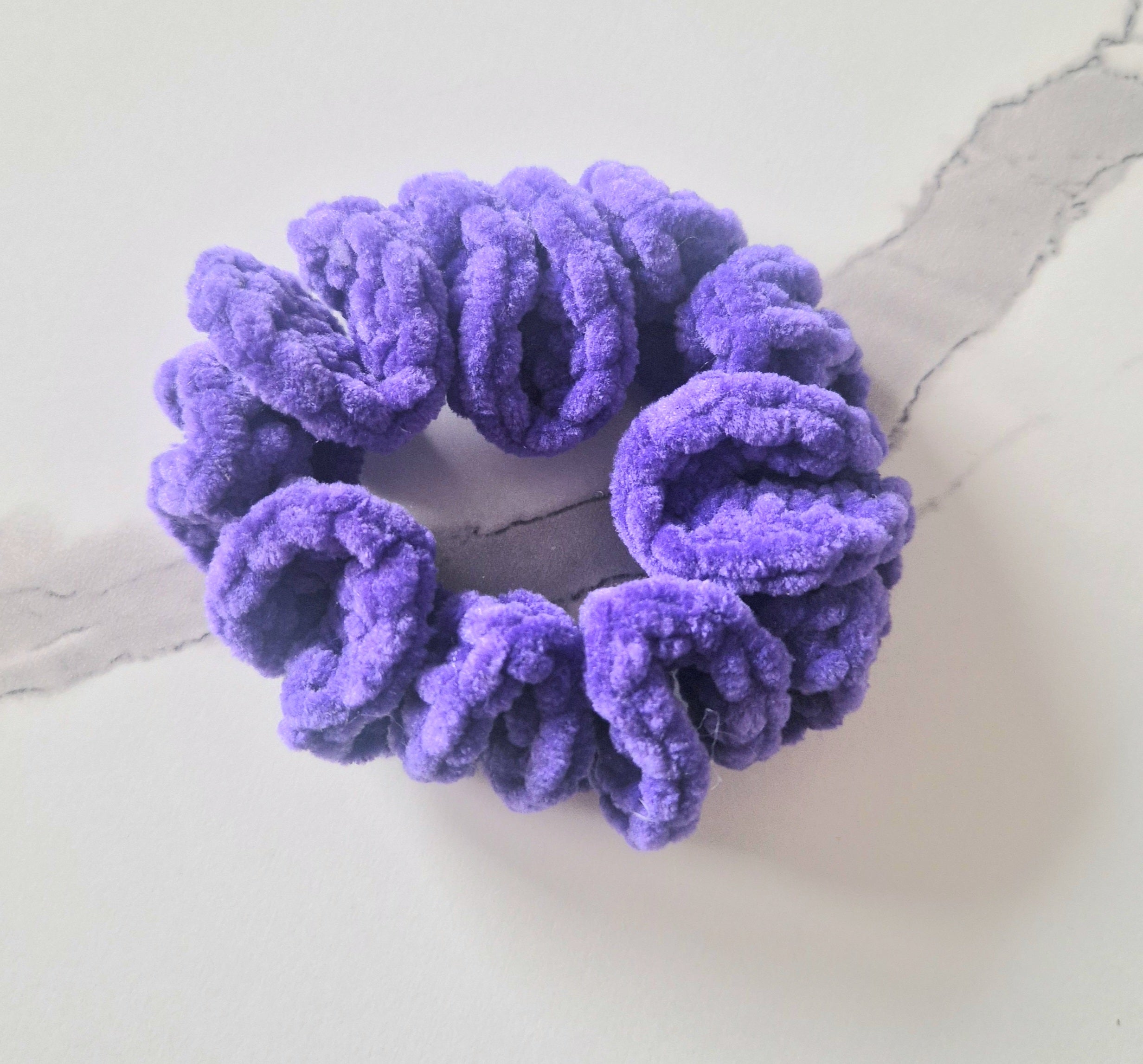 Imperfect But Perfect Crochet Scrunchie