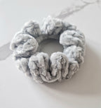 Fluffy Crochet Scrunchie Green