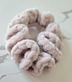Fluffy Crochet Scrunchie Oat