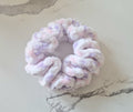 Fluffy Crochet Scrunchie Multicoloured Purple