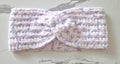 Colourful Purple Crochet Ear Warmers