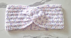 Colourful Purple Crochet Ear Warmers