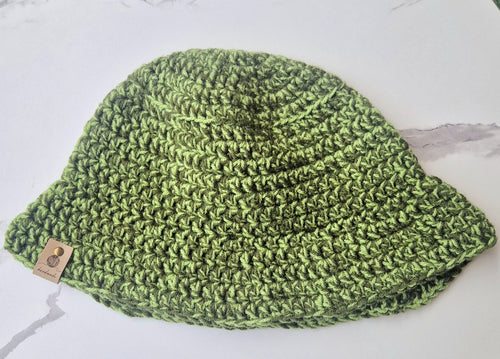 90's Inspired Green Bucket Hat