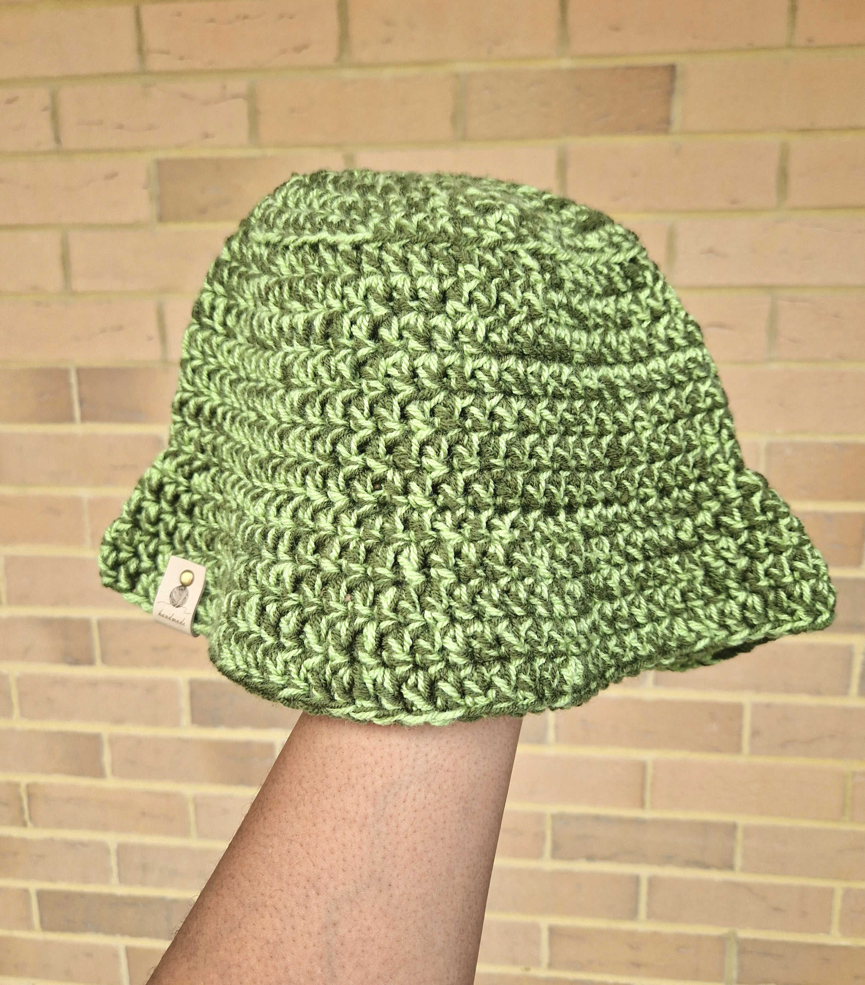 90's Inspired Green Bucket Hat