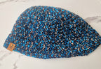 90's Inspired Blue and Black Crochet Bucket Hats