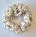 Autumn Fluffy Whimsical Crochet Scrunchies
