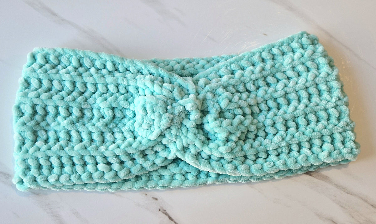 Ribbed Crochet Ear Warmers