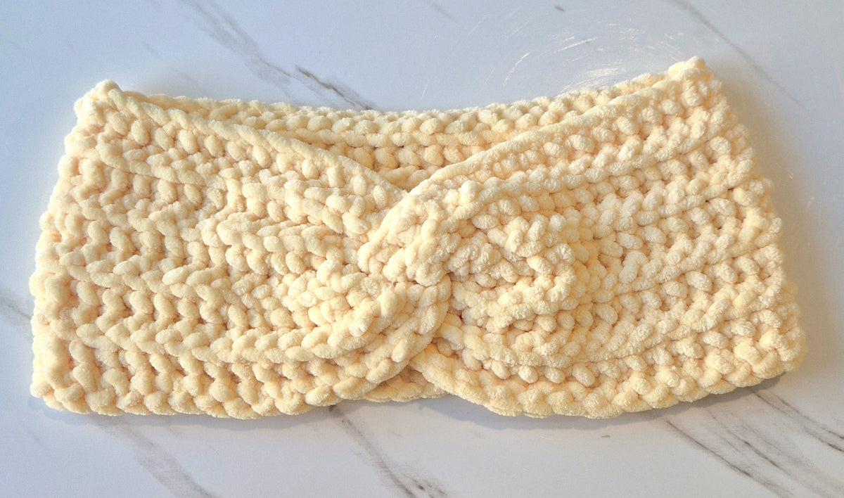 Ribbed Crochet Ear Warmers