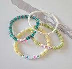 Colorful Beaded Stretch Bracelets Set