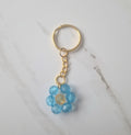 Cute Blue Flower Keychain Small